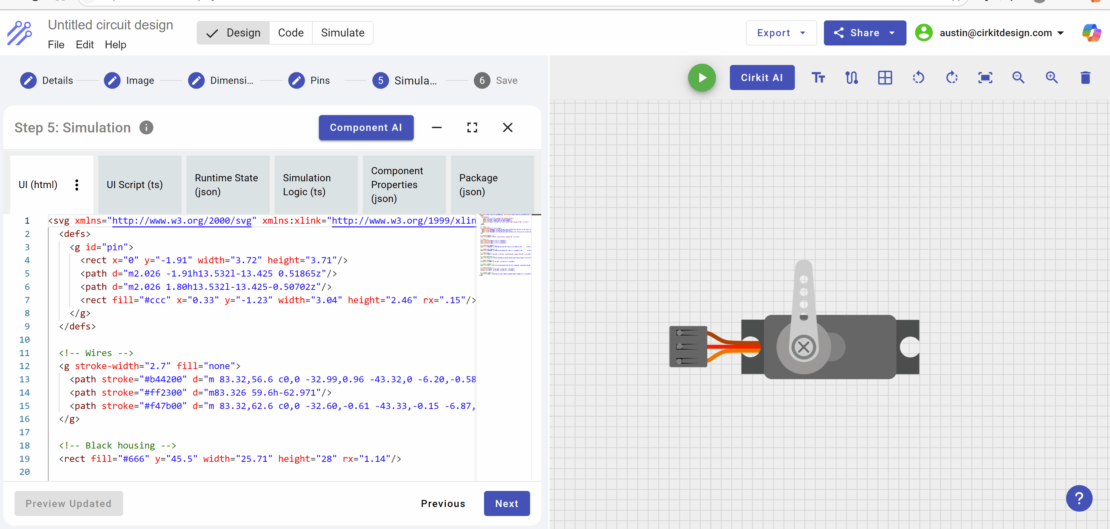 Demonstration adding simulation logic Adding Simulation Logic