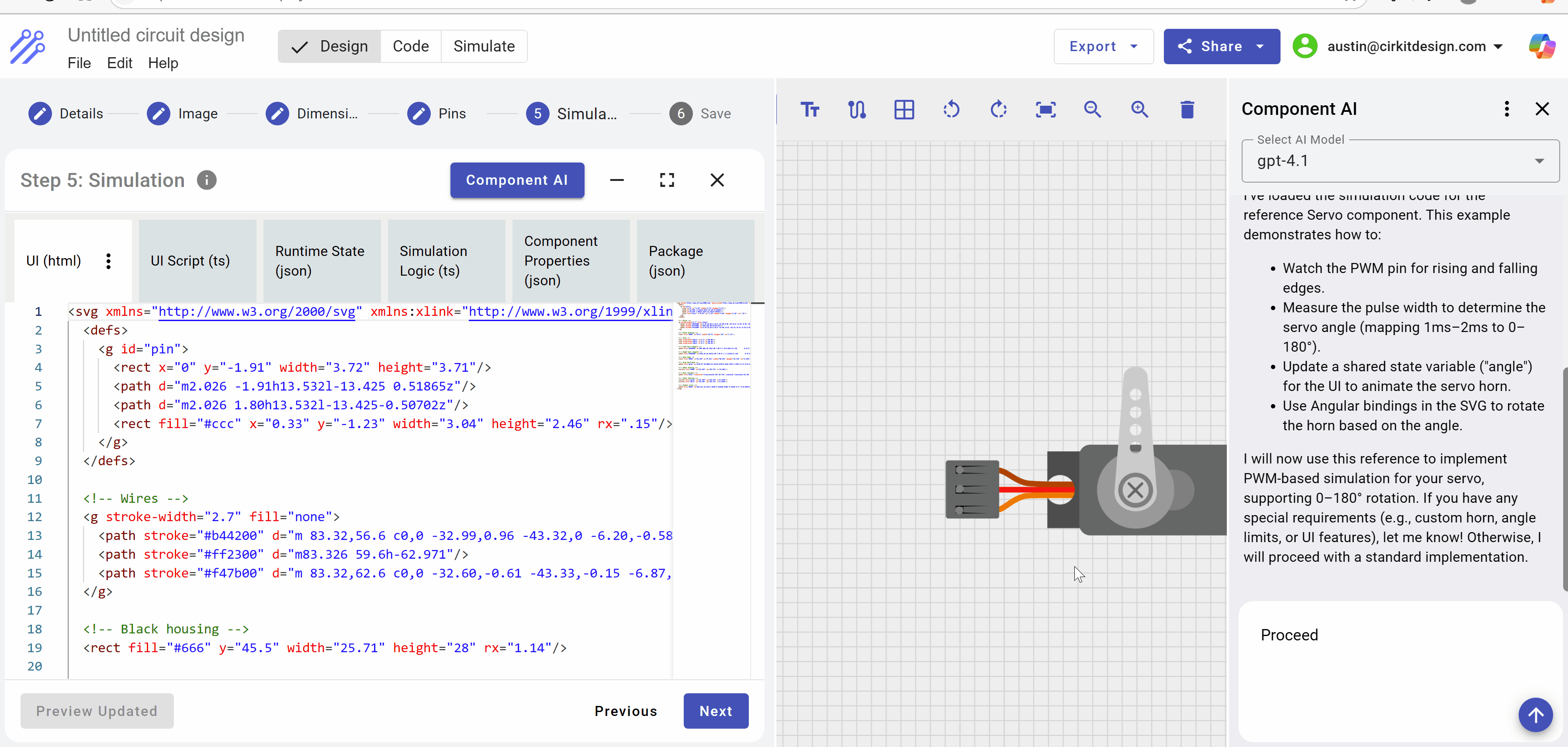 Demonstration Component AI Using Component AI