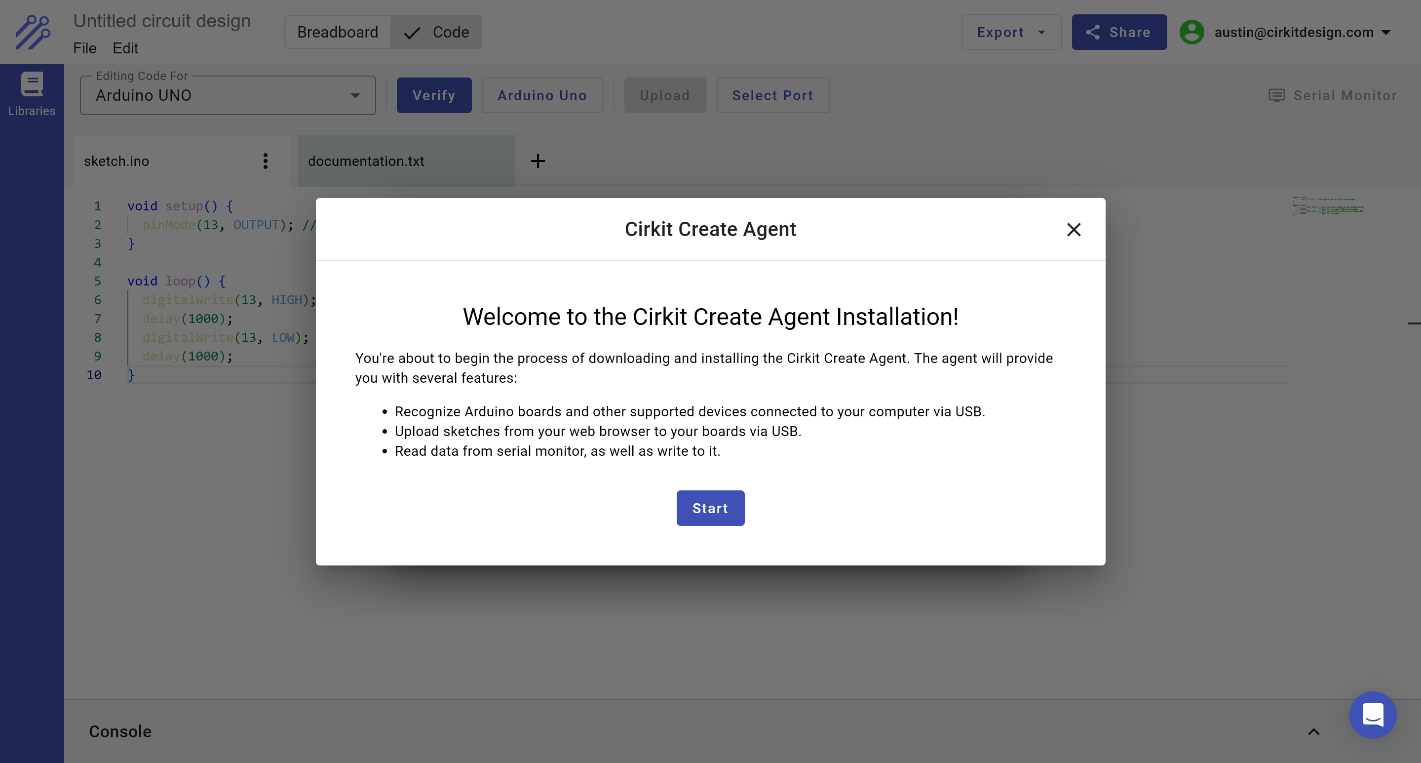 Installing Cirkit Create Agent - Step 1 Installing Cirkit Create Agent - Step 1