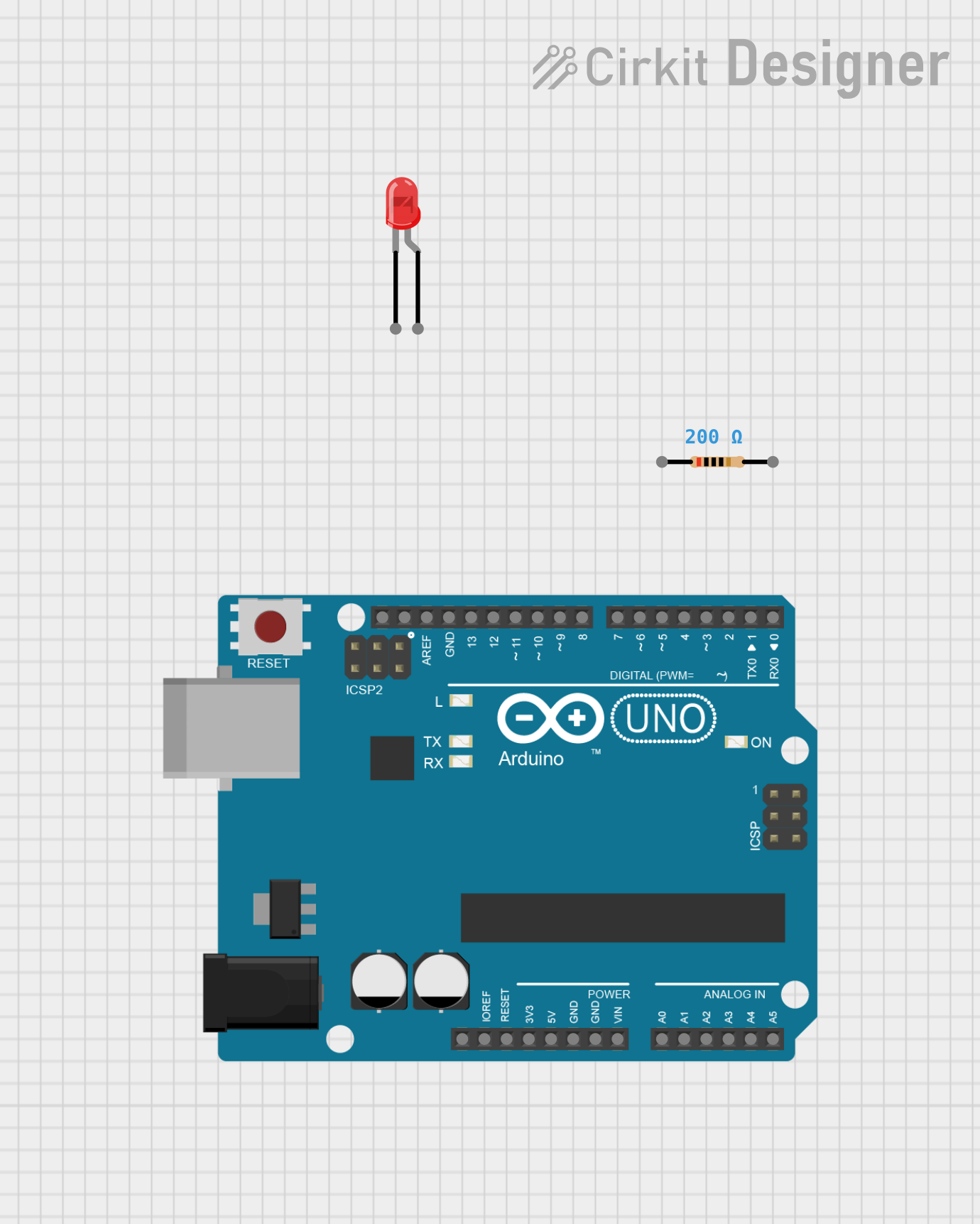 All of the parts added to the circuit Parts Added To Circuit